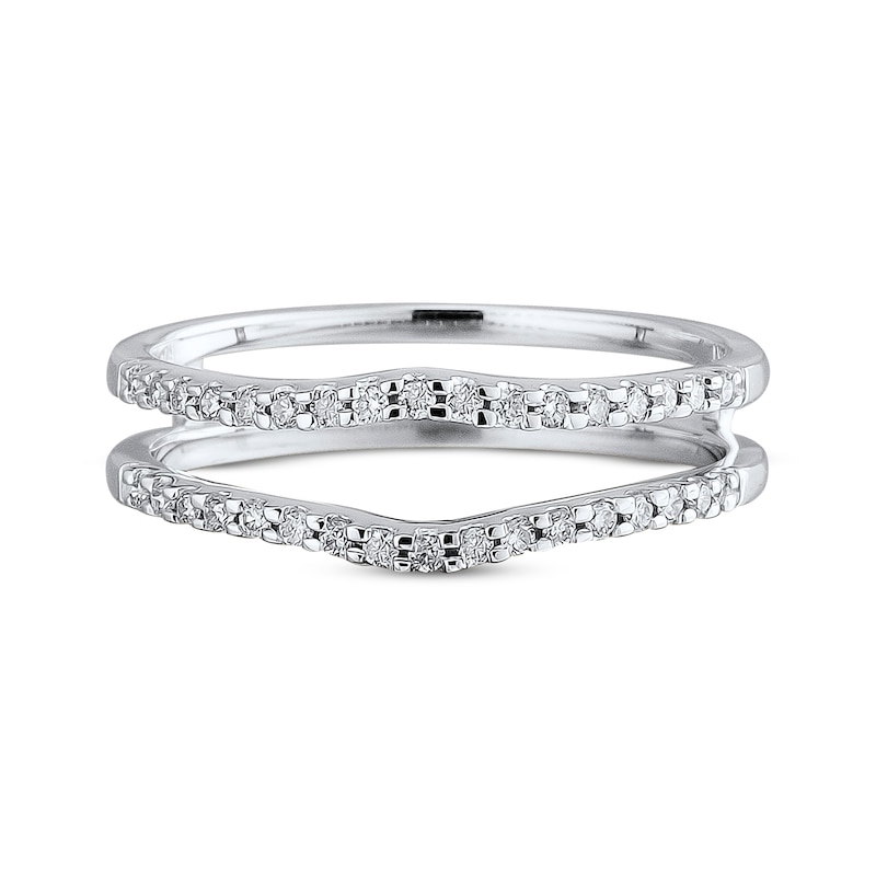 Main Image 3 of Previously Owned Diamond Enhancer Ring 1/4 ct tw Round-cut 14K White Gold