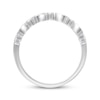Thumbnail Image 3 of Previously Owned Diamond Wedding Band 1/15 ct tw Round-cut 10K White Gold