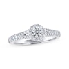 Thumbnail Image 0 of Previously Owned THE LEO Ideal Cut Diamond Engagement Ring 5/8 ct tw Round-cut 14K White Gold