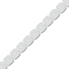 Thumbnail Image 2 of Previously Owned Diamond Cushion Line Bracelet 1 ct tw Round-cut 10K White Gold 7.25"