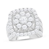 Thumbnail Image 0 of Previously Owned Multi-Diamond Engagement Ring 4 ct tw Round & Baguette-cut 10K White Gold