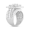 Thumbnail Image 1 of Previously Owned Multi-Diamond Engagement Ring 4 ct tw Round & Baguette-cut 10K White Gold