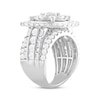 Thumbnail Image 2 of Previously Owned Multi-Diamond Engagement Ring 4 ct tw Round & Baguette-cut 10K White Gold