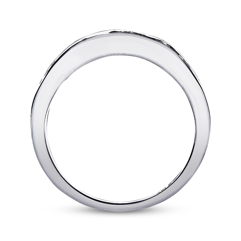 Main Image 2 of Previously Owned Diamond Enhancer Ring 1/2 ct tw Round-cut 14K White Gold Size 11.25