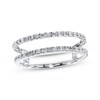 Thumbnail Image 1 of Previously Owned Enhancer Ring 1/4 ct tw Diamonds 14K White Gold Size 4.25