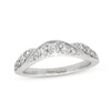 Previously Owned Diamond Contour Ring 3/8 ct tw Round-cut 14K White Gold