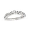 Previously Owned Diamond Contour Ring 3/8 ct tw Round-cut 14K White Gold