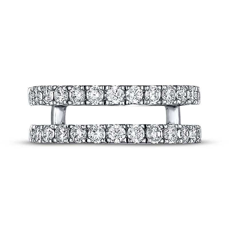 Main Image 2 of Previously Owned Diamond Enhancer Band 1 ct tw Round-cut 14K White Gold Size 4
