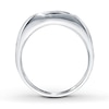 Thumbnail Image 2 of Previously Owned Band 1 ct tw Diamonds 14K White Gold - Size 13