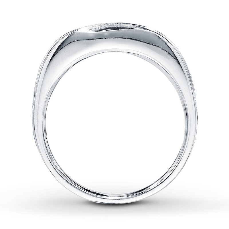 Main Image 2 of Previously Owned Band 1 ct tw Diamonds 14K White Gold - Size 13