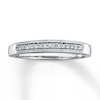 Thumbnail Image 1 of Previously Owned Band 1/20 ct tw Diamonds 10K White Gold - Size 4