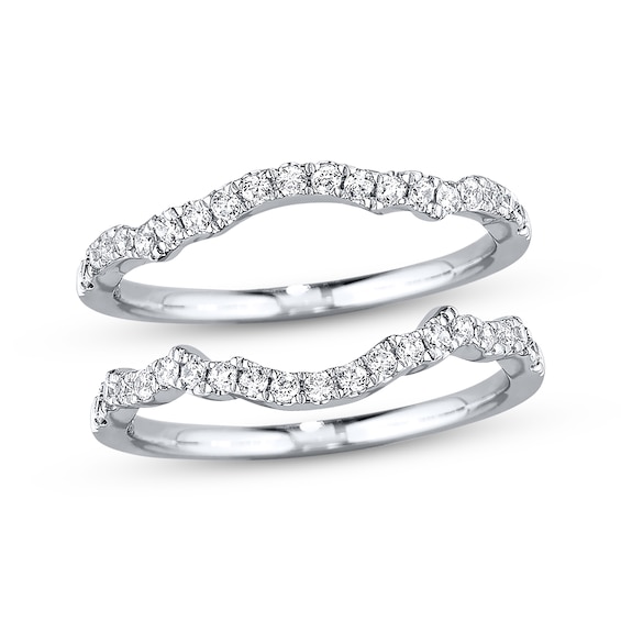Previously Owned Diamond Wedding Bands 3/8 ct tw 14K White Gold Size 4.5