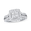 Thumbnail Image 0 of Previously Owned Diamond Engagement Ring 1 ct tw Princess-cut 14K White Gold - Size 10.5