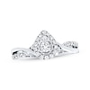 Thumbnail Image 1 of Previously Owned Diamond Engagement Ring 3/8 ct tw 14K White Gold Size 3.5