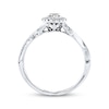 Thumbnail Image 3 of Previously Owned Diamond Engagement Ring 3/8 ct tw 14K White Gold Size 3.5