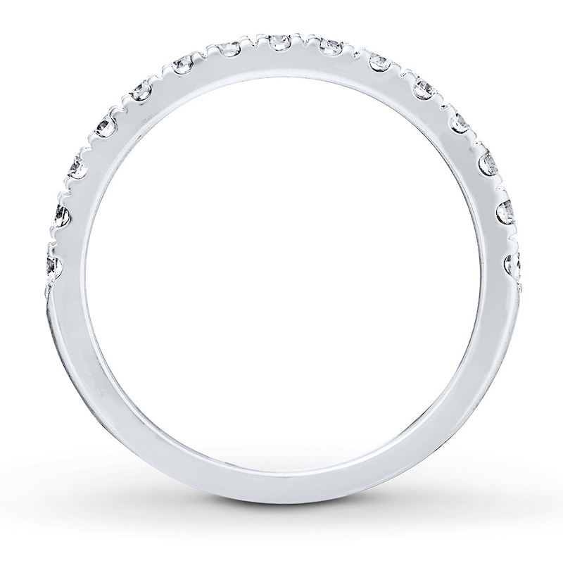 Main Image 2 of Previously Owned Neil Lane Diamond Wedding Band 1/2 ct tw 14K White Gold Size 4