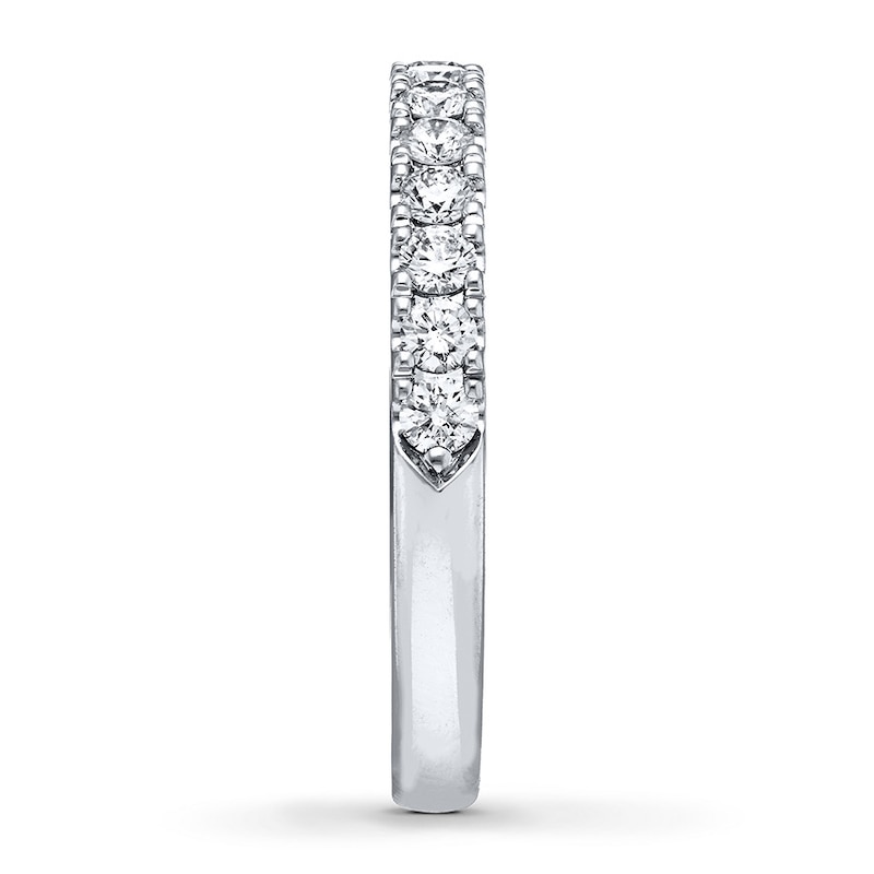 Main Image 3 of Previously Owned Neil Lane Diamond Wedding Band 1/2 ct tw 14K White Gold Size 4