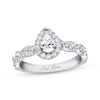 Thumbnail Image 1 of Previously Owned Neil Lane Pear-Shaped Diamond Engagement Ring 3/4 ct tw 14K White Gold Size 10.5