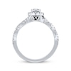 Thumbnail Image 3 of Previously Owned Neil Lane Pear-Shaped Diamond Engagement Ring 3/4 ct tw 14K White Gold Size 10.5