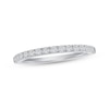 Thumbnail Image 0 of Previously Owned Diamond Wedding Band 1/4 ct tw Round-cut 14K White Gold - Size 9.75