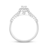 Thumbnail Image 3 of Previously Owned Diamond Engagement Ring 1/3 ct tw Round-cut 10K White Gold Size 4.5