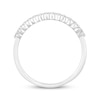 Thumbnail Image 3 of Previously Owned Diamond Wedding Band 1/8 ct tw Round-cut 10K White Gold Size 4.5