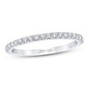Thumbnail Image 1 of Previously Owned THE LEO First Light Diamond Wedding Band 1/5 ct tw Round-cut 14K White Gold Size 4.5