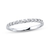 Thumbnail Image 1 of Previously Owned Diamond Anniversary Band 1/4 ct tw Round-Cut 10K White Gold - Size 10.5