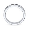 Thumbnail Image 3 of Previously Owned Diamond Anniversary Band 1 ct tw Round-Cut 10K White Gold - Size 4.75