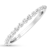 Thumbnail Image 3 of Previously Owned Diamond Anniversary Band 1/3 ct tw Round-cut 10K White Gold - Size 4.5
