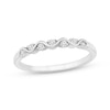 Thumbnail Image 1 of Previously Owned Diamond Anniversary Band 1/15 ct tw Round-cut 10K White Gold - Size 4.75