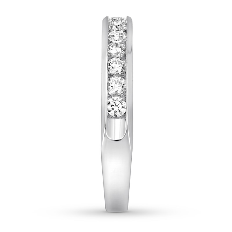 Previously Owned Diamond Band 1/2 ct tw 10K White Gold - Size 4.5
