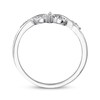 Thumbnail Image 2 of Previously Owned Diamond Enhancer Ring 1/8 ct tw Round-cut 14K White Gold - Size 3.25