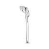 Thumbnail Image 3 of Previously Owned Diamond Enhancer Ring 1/8 ct tw Round-cut 14K White Gold - Size 3.25