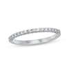 Thumbnail Image 1 of Previously Owned Diamond Anniversary Ring 1/6 ct tw Round-Cut 10K White Gold - Size 4
