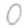 Thumbnail Image 2 of Previously Owned Diamond Anniversary Ring 1/6 ct tw Round-Cut 10K White Gold - Size 4