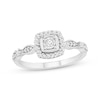 Thumbnail Image 1 of Previously Owned Diamond Promise Ring 1/6 ct tw Round-cut Sterling Silver - Size 4.5