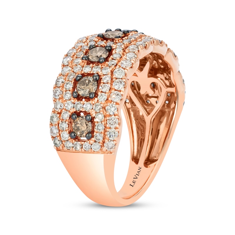 Main Image 2 of Previously Owned Le Vian Chocolate Diamond Ring 1-1/2 ct tw 14K Strawberry Gold Size 9.5