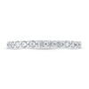 Thumbnail Image 3 of Previously Owned THE LEO Diamond Anniversary Ring 3/8 ct tw Round-cut 14K White Gold - Size 4