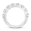 Thumbnail Image 2 of Previously Owned Leo Diamond Band 3 ct tw Round-cut 14K White Gold - Size 9.5