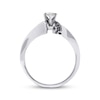 Thumbnail Image 3 of Previously Owned Diamond Engagement Ring 3/4 ct tw Marquise & Round-cut 14K White Gold - Size 4.75