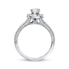 Thumbnail Image 3 of Previously Owned Neil Lane Engagement Ring 1-1/5 ct tw Cushion, Princess & Round-cut 14K White Gold Size 4.75