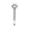Thumbnail Image 1 of Previously Owned Neil Lane Engagement Ring 7/8 ct tw Princess & Round-cut Diamonds 14K White Gold - Size 3.5