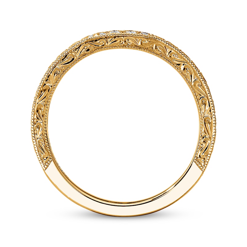 Main Image 3 of Previously Owned Neil Lane Wedding Band 1/3 ct tw Diamonds 14K Yellow Gold Size 4