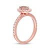 Thumbnail Image 2 of Previously Owned Neil Lane Morganite Engagement Ring 5/8 ct tw Pear & Round-cut 14K Rose Gold Size 11