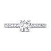 Thumbnail Image 3 of Previously Owned Diamond Engagement Ring 7/8 ct tw Round-cut 14K White Gold - Size 9.25