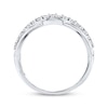 Thumbnail Image 2 of Previously Owned Diamond Wedding Band 1/4 ct tw Round-cut 14K White Gold Size 9.75