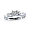 Thumbnail Image 0 of Previously Owned Diamond Engagement Ring 1/2 ct tw Princess-cut 14K White Gold - Size 4.75