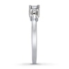 Thumbnail Image 2 of Previously Owned Engagement Ring 1/2 ct tw Princess-cut 14K White Gold - Size 10