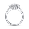 Previously Owned THE LEO Diamond 3-Stone Engagement Ring 1 ct tw 14K White Gold